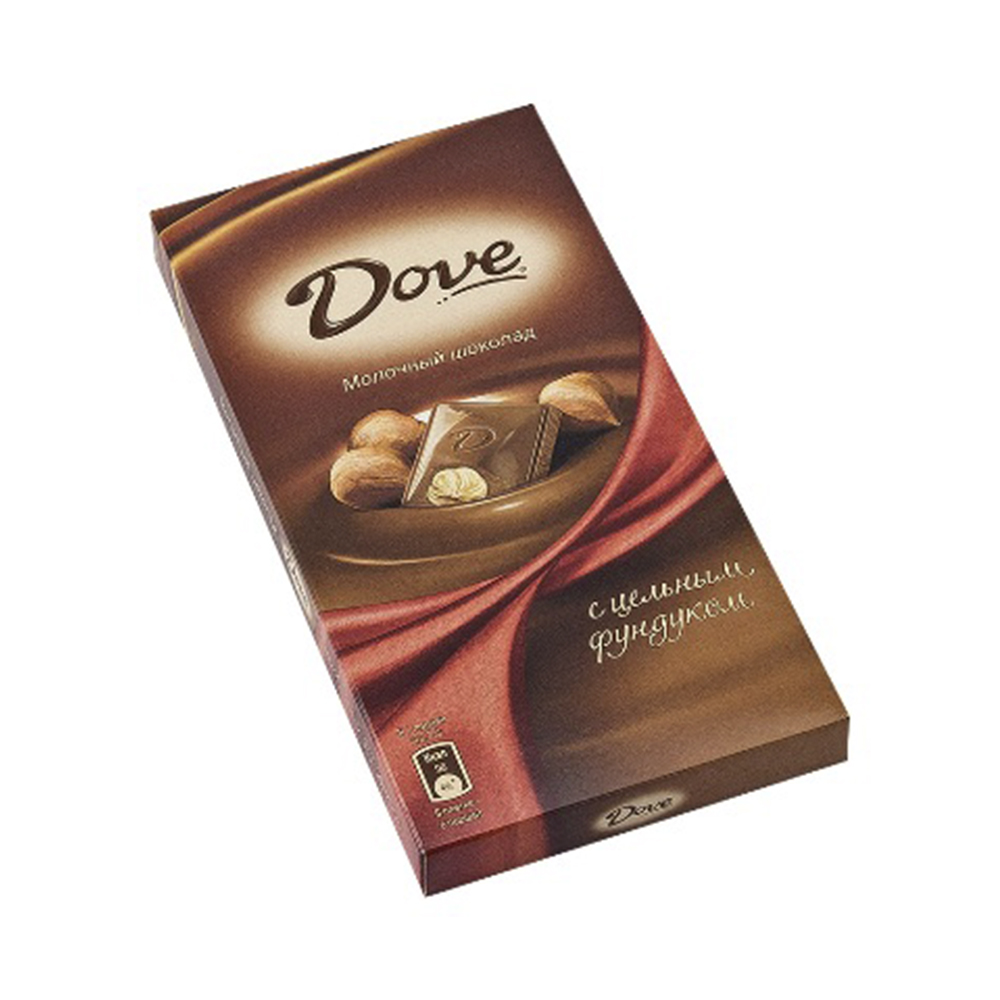 (489) шоколад DAVE молочный с цельным фундуком 
